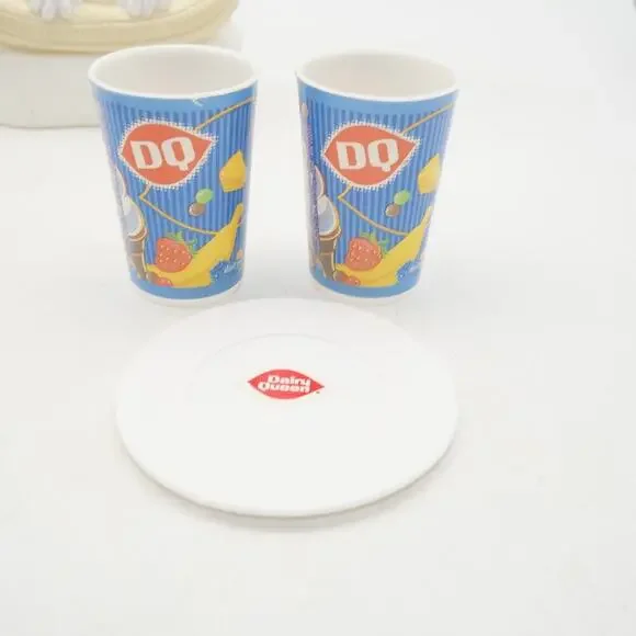 Vintage Dairy Queen Play Food Banana Split Dilly Bar Ice Cream Sandwich Cups - Picture 6 of 9